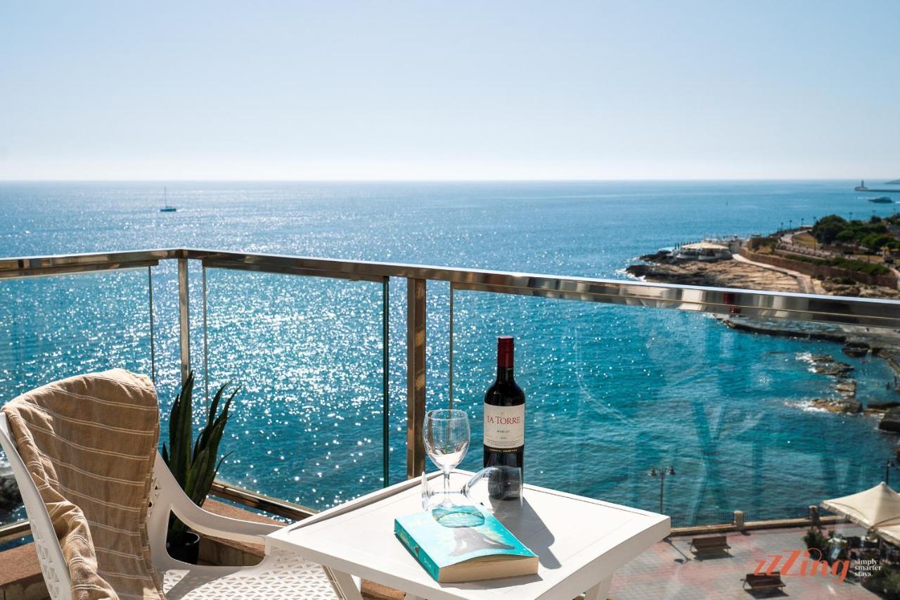 Scenic Seafront Duplex Apartment In Sliema Eksteriør billede